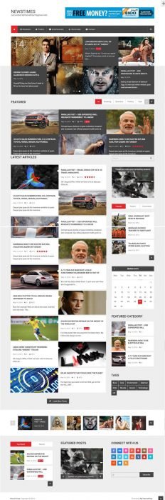 NewsTimes WordPress Theme (Custom)