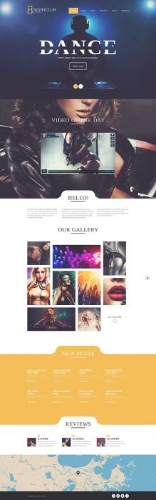 Nightclub Responsive WordPress Site