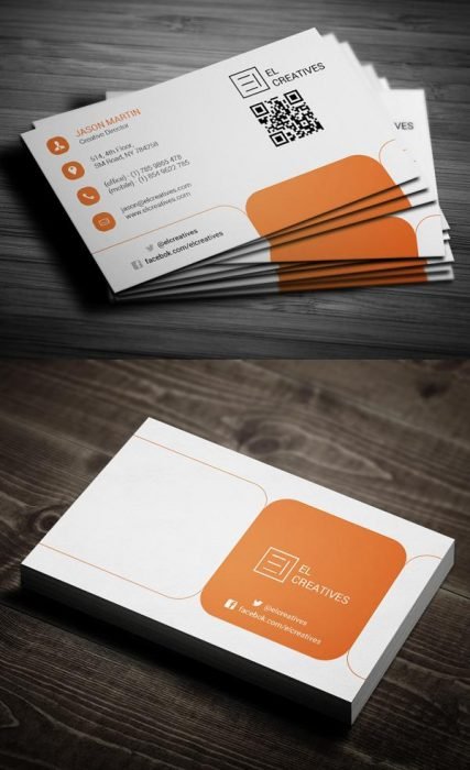 Orange Creative Business Card (Custom)