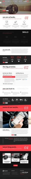 Orlando - Creative Infographics WordPress Theme (Custom)