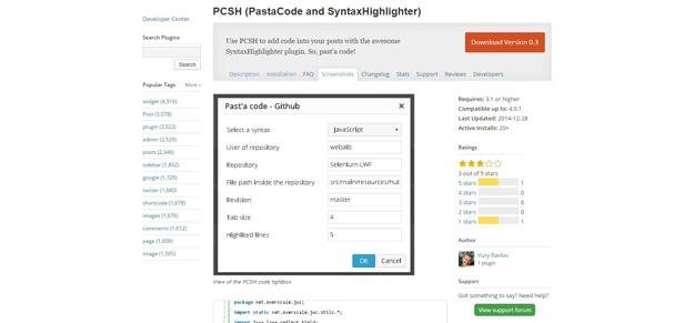 PCSH – PastaCode and Syntax Highlighter (Custom)