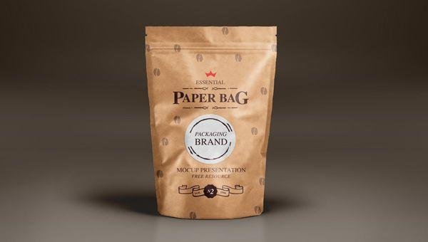 Paper Bag Packaging Mockup PSD (Custom)