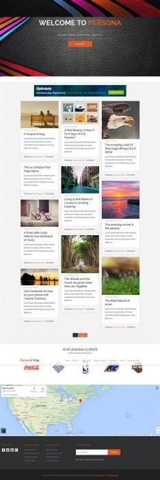 Personal Mag Responsive Blogger Template (Custom)