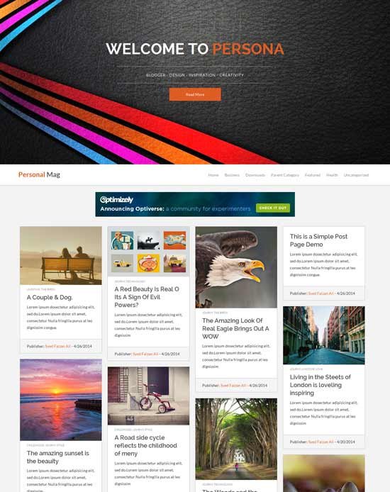 Personal Mag - responsive Blogger