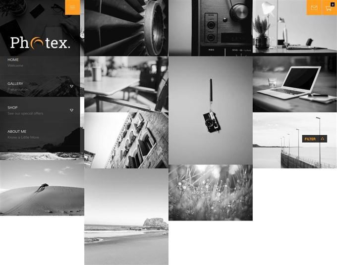Photex Photography WordPress theme (Custom)