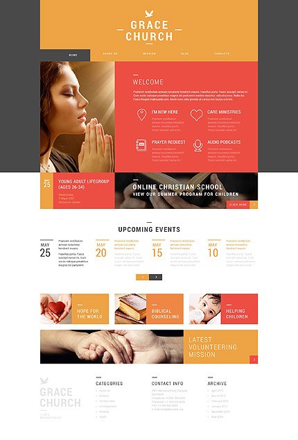 Religious Responsive WordPress Theme