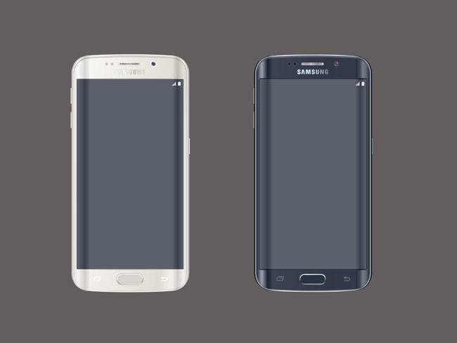 Samsung Galaxy S6 Edge PSD Mockup (Custom)