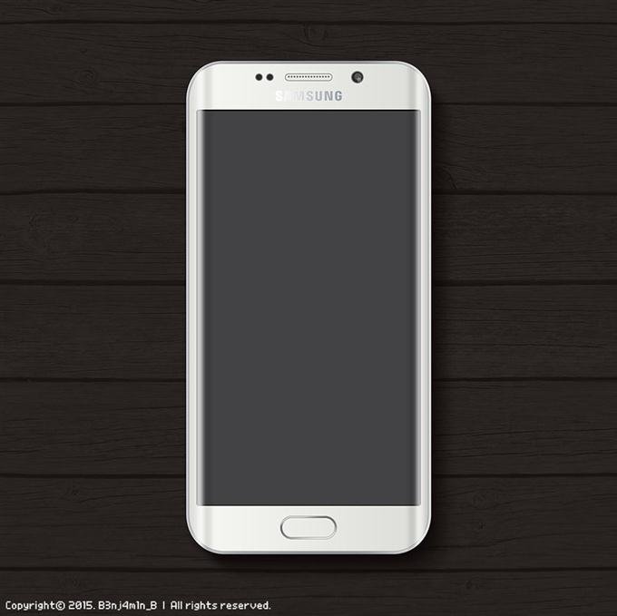 Samsung Galaxy S6 Edge   mockup (Custom)