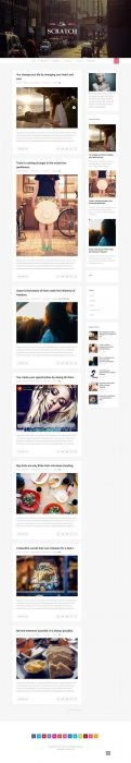 Scratch Clean and Responsive Blogger Template (Custom)