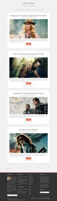 SuevaFree Blogger Template (Custom)