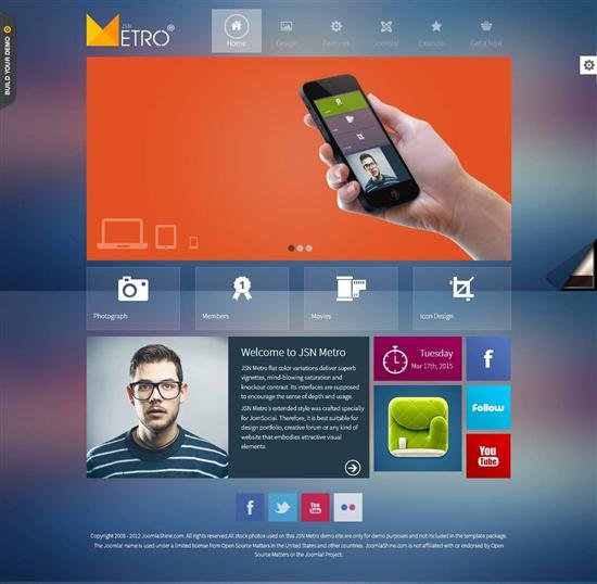 jsn Metro Joomla Template (Custom)