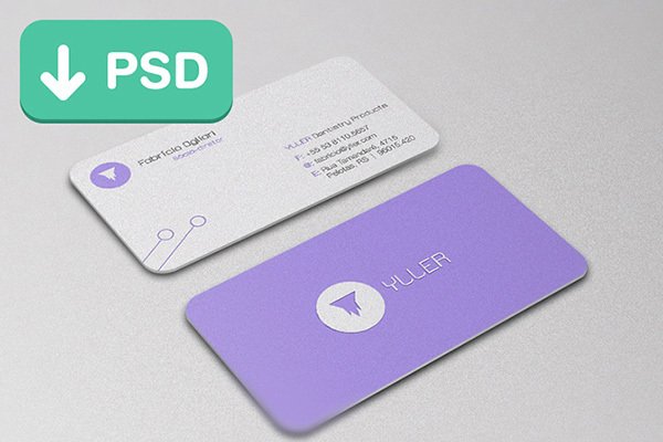 Business Card Mockup Free PSD