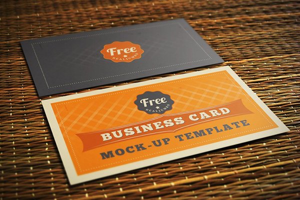 Free Business Card Mockup template