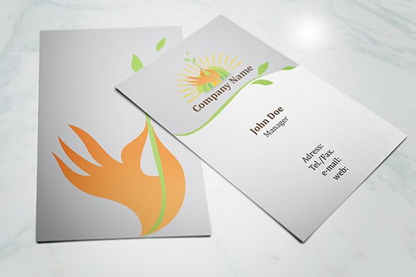Free Eco Friendly Business Card Template