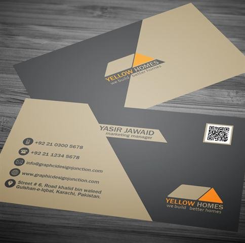 Free Real Estate Business Card Template (PSD) (Small)