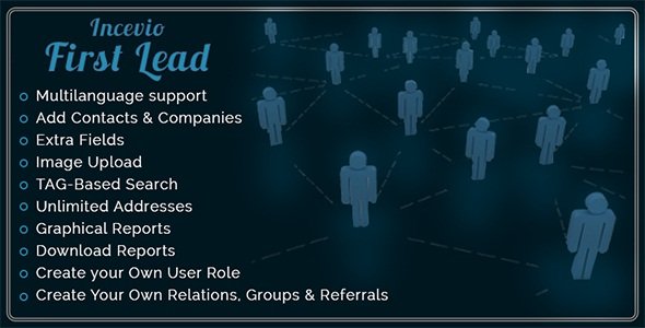 Incevio First Lead - Contacts and Lead Management