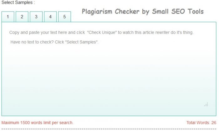 The Ever-Best Free Plagiarism Checker Tool - Search SEO Tools