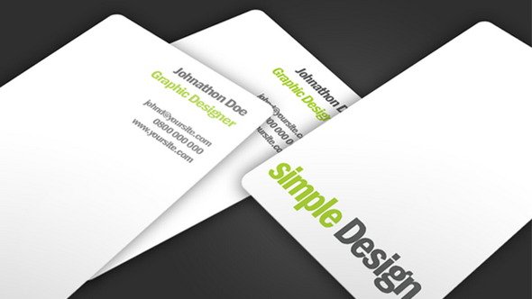 Simple Design Business Card PSD