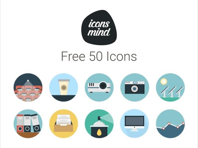 Iconsmind 50 Free Icons (Custom)