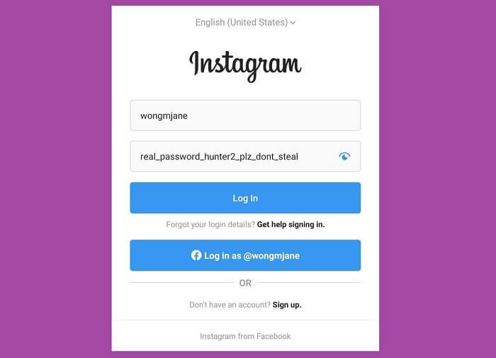 how to hack into an instagram account
