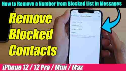 How To Delete Blocked Numbers On Iphone TechClient